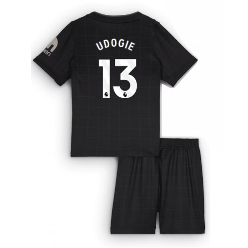 Tottenham Hotspur Destiny Udogie #13 Seconda Maglia Bambino 2025-26 Manica Corta (+ Pantaloni corti)